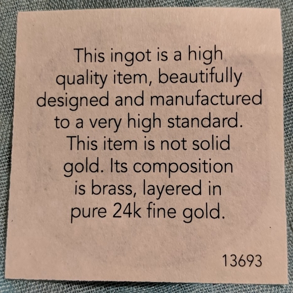 Genuin Swiss Ingot - Picture 4 of 4